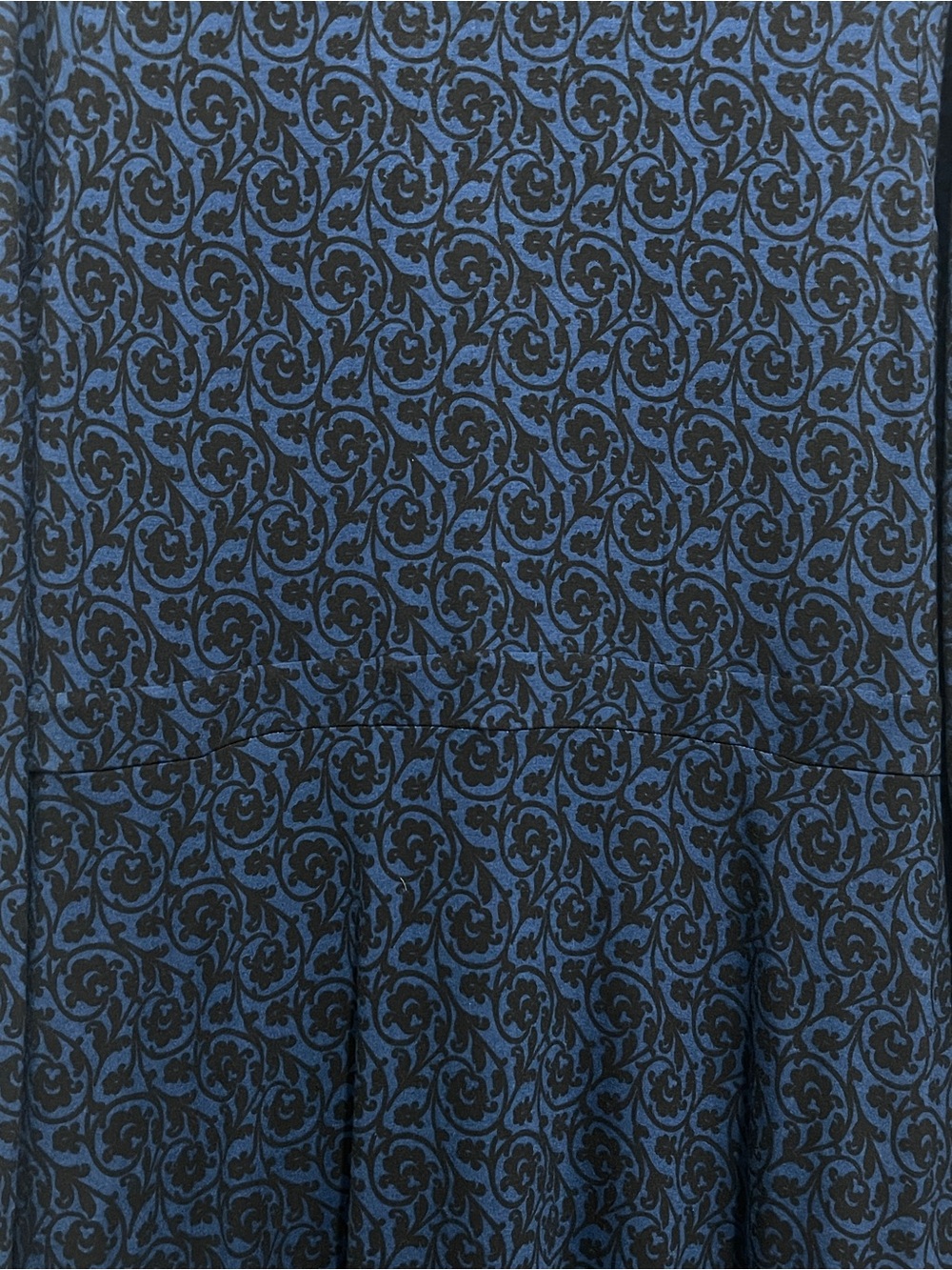Boden Camille Jersey Midi Dress NWT 16 Atlantic Primrose Swirl Blue Floral - Picture 5 of 8